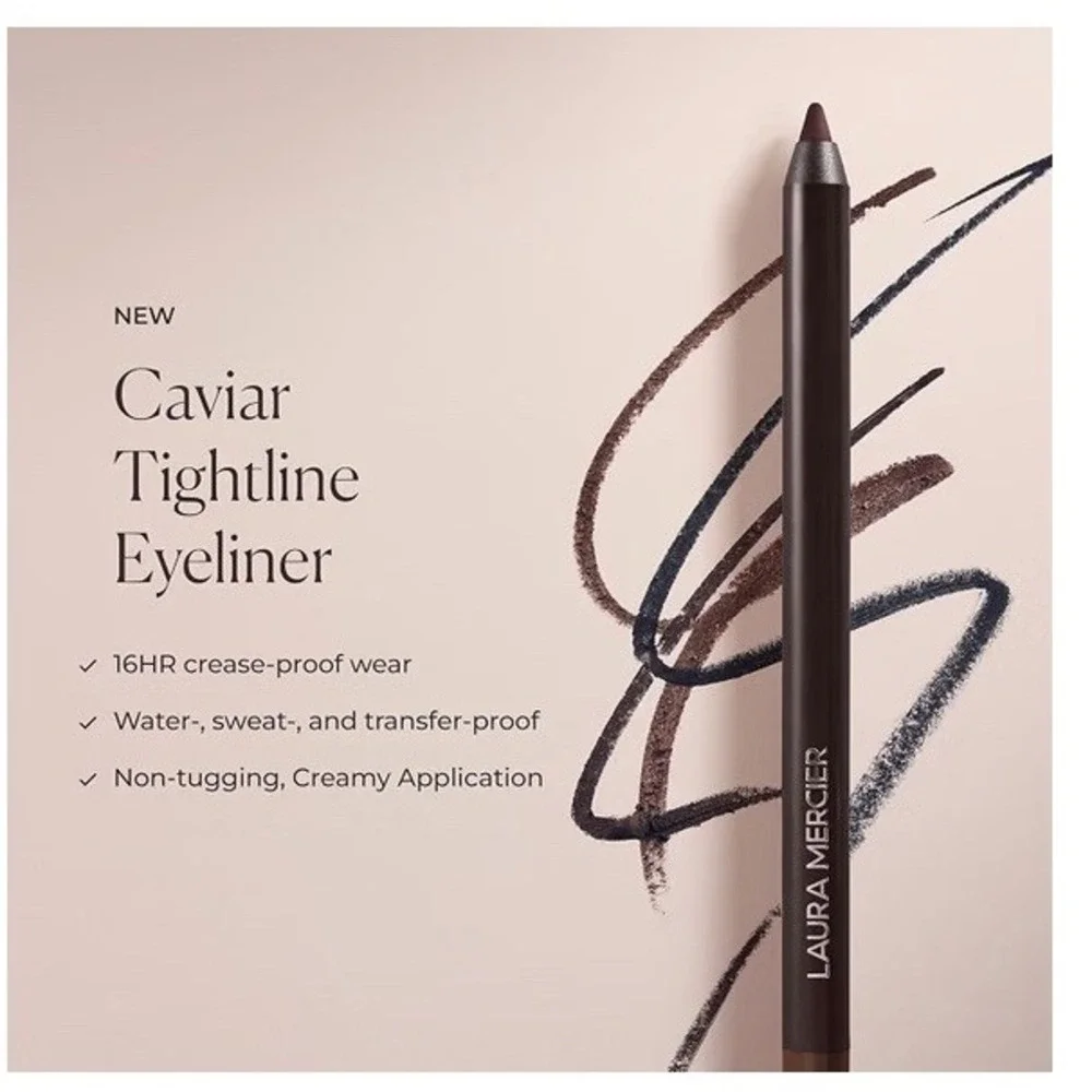 Laura Mercier Caviar Tightline Eyeliner Pencil DARK PLUM (plum black) New in box
